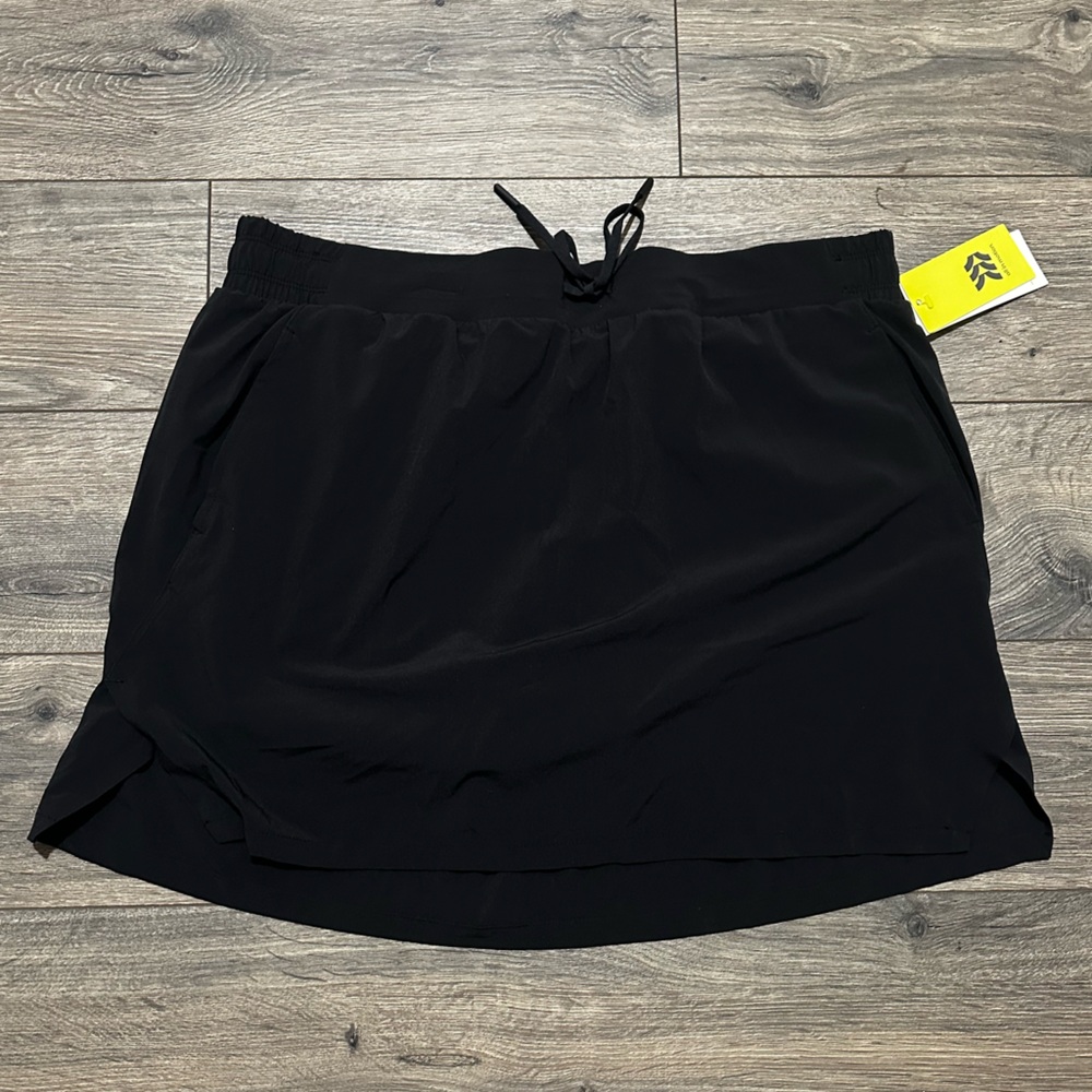 All In Motion Black Drawstring Skort